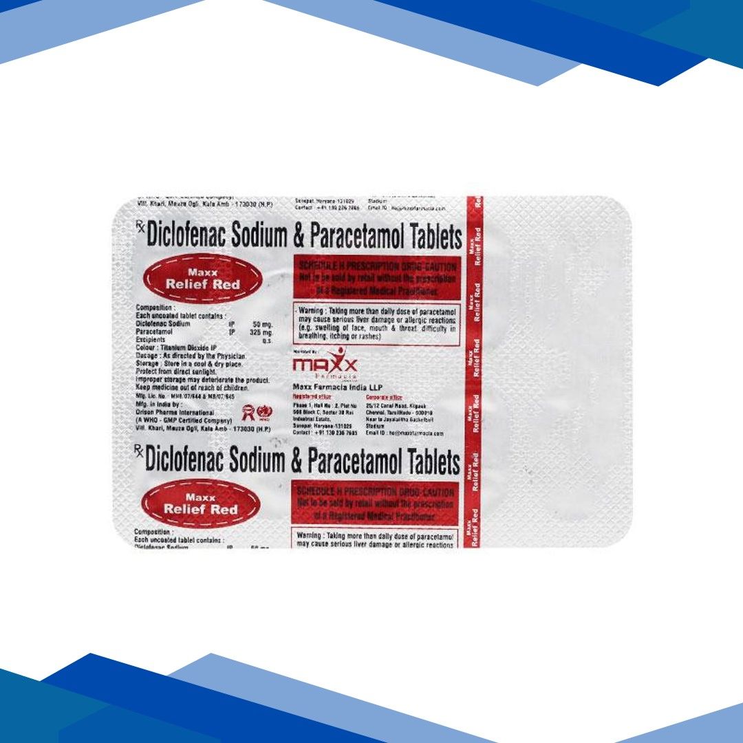 MAXX RELIEF RED Tablet 10’s