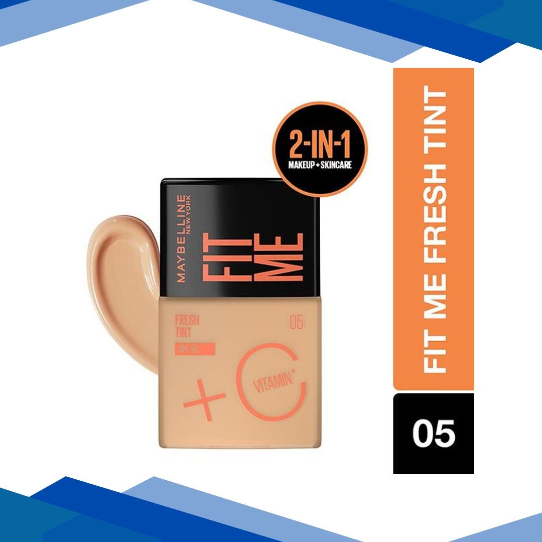 Maybelline New York Fit Me Fresh Tint with SPF 50 and Vitamin C Shade 05 Tint 30ml