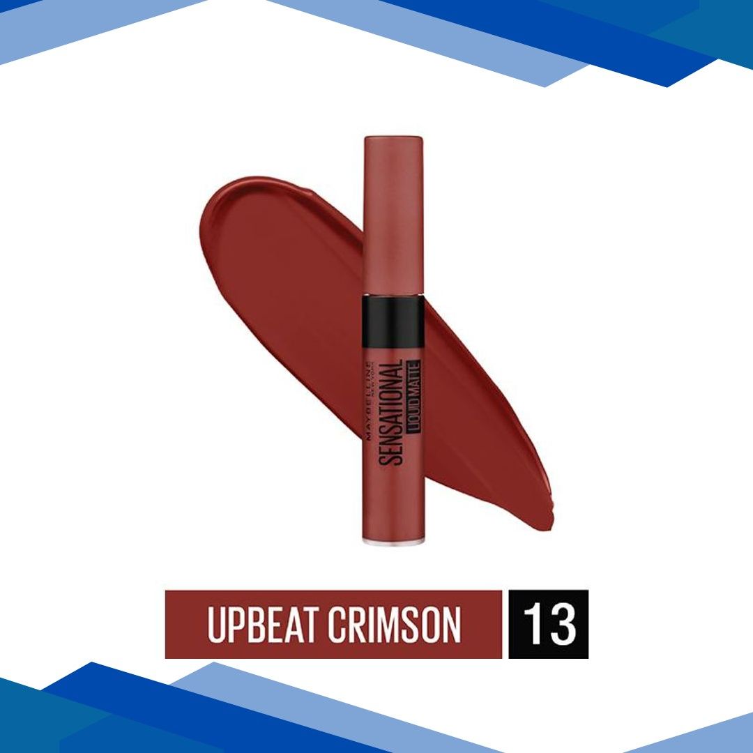 Maybelline New York Sensational Liquid Matte – Upbeat Crimson 7 ml