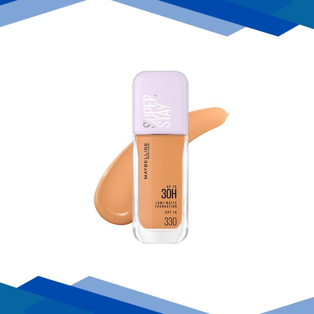 Maybelline New York Super Stay Lumi-Matte Liquid Foundation 30H Longwear Yet Light-As-Air, 330 35 ml