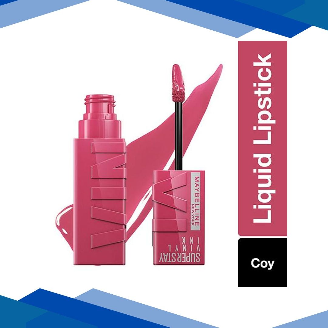 Maybelline New York Super Stay Vinyl Ink Liquid Lipstick, 20 Coy 4.2ml