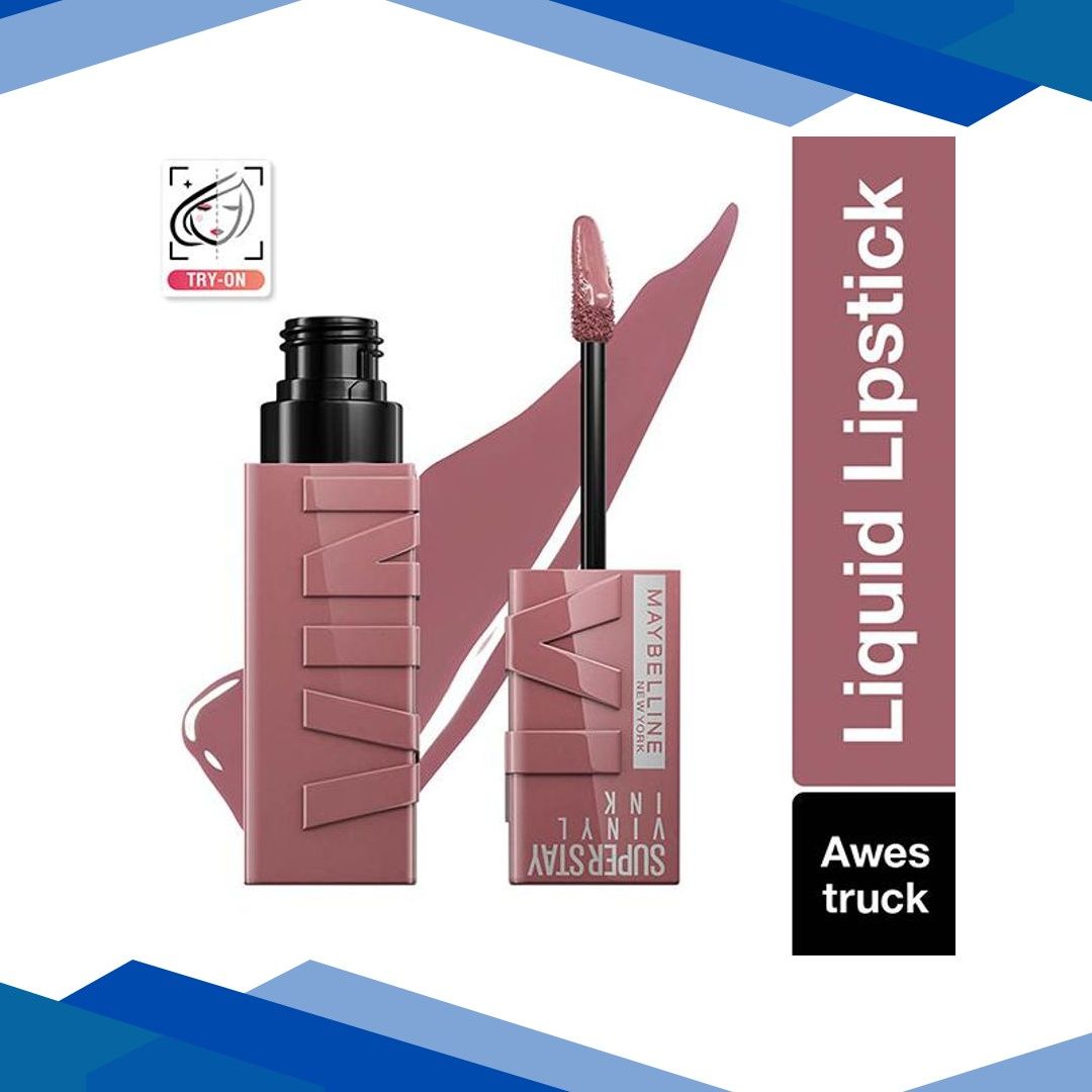 Maybelline New York Super Stay Vinyl Ink Liquid Lipstick, Awestruck 4.2 ml