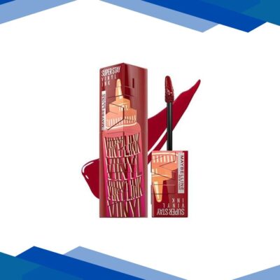 Maybelline New York Superstay Vinyl Ink – Longwear Shine Lip Color, Barbecue 4.2 gm
