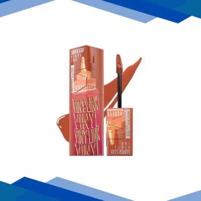 Maybelline New York Superstay Vinyl Ink – Longwear Shine Lip Color, Caramel 4.2 gm
