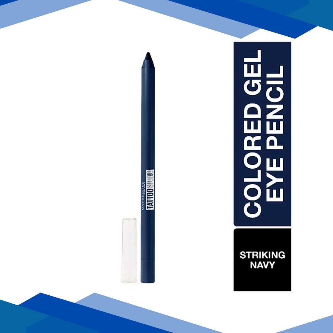 Maybelline New York Tattoo Studio Gel Liner Pencil Striking Navy 1.24 gm