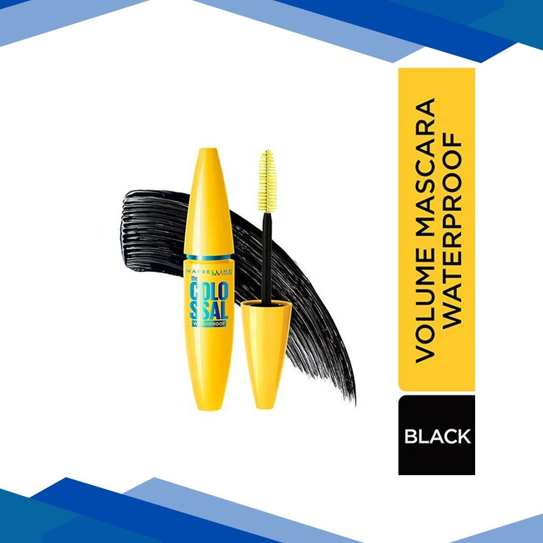 Maybelline New York The Colossal Mascara Waterproof 2X Volume 01 Black 01 Noir 10 ml