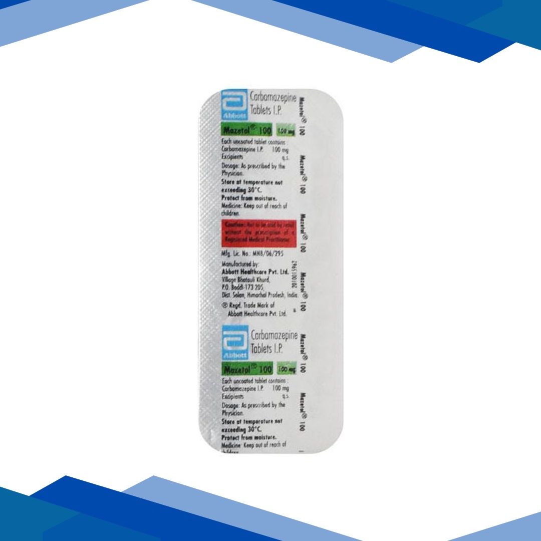 Mazetol 100mg Tablet 10’S