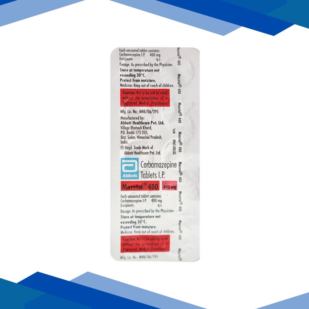 Mazetol 400mg Tablet 10’S