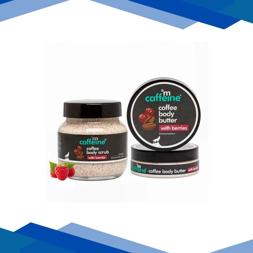mCaffeine Coffee & Berries Scrub-Moisturize Duo 300 gm
