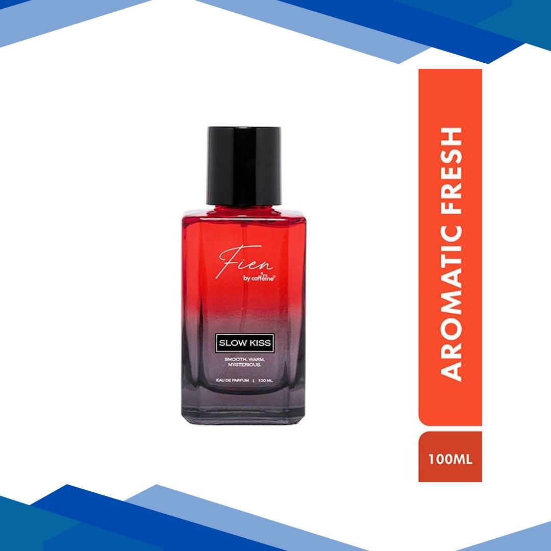 Mcaffeine Fien Slow Kiss Perfume For Men- Aromatic Fresh EDP, 12 Hrs Longlasting For All Occasion 100 ml