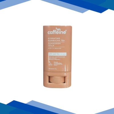 Mcaffeine Hydrating Kombucha Tea Sunscreen Stick with 1% Squalane SPF 60 PA++++ 20 gm