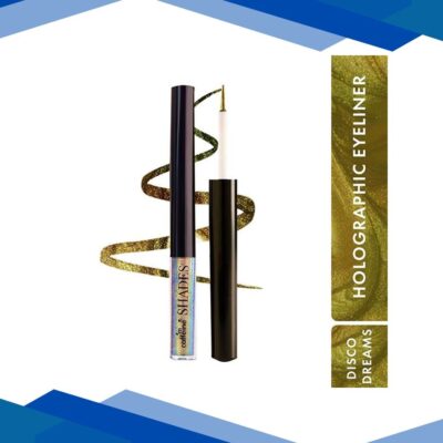 Mcaffeine Shades Cosmic Craze Holographic Eyeliner – 12+Hrs Stay & Waterproof – Shade – Disco Dreams 2 ml