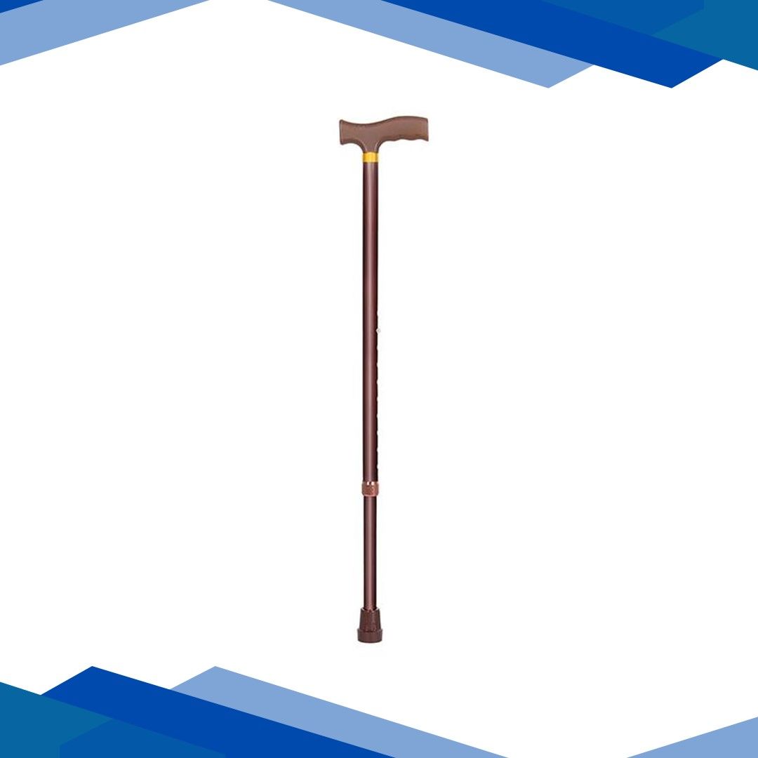 MCP Folding Walking Stick – Brown