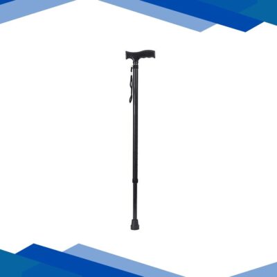 MCP Jindal Height Adjustable Walking Stick – Black