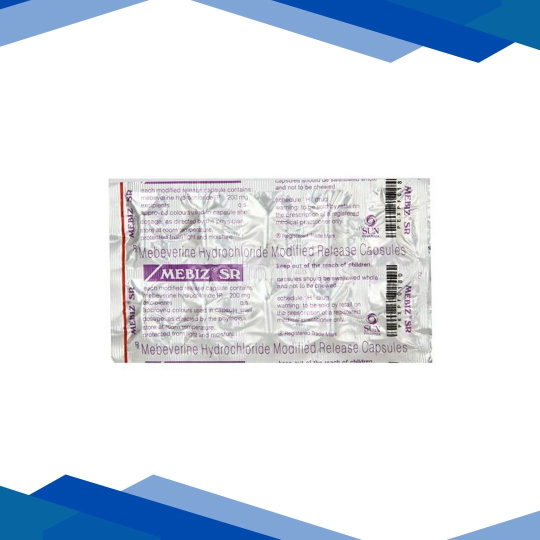 Mebiz SR 200mg Capsule 10’S
