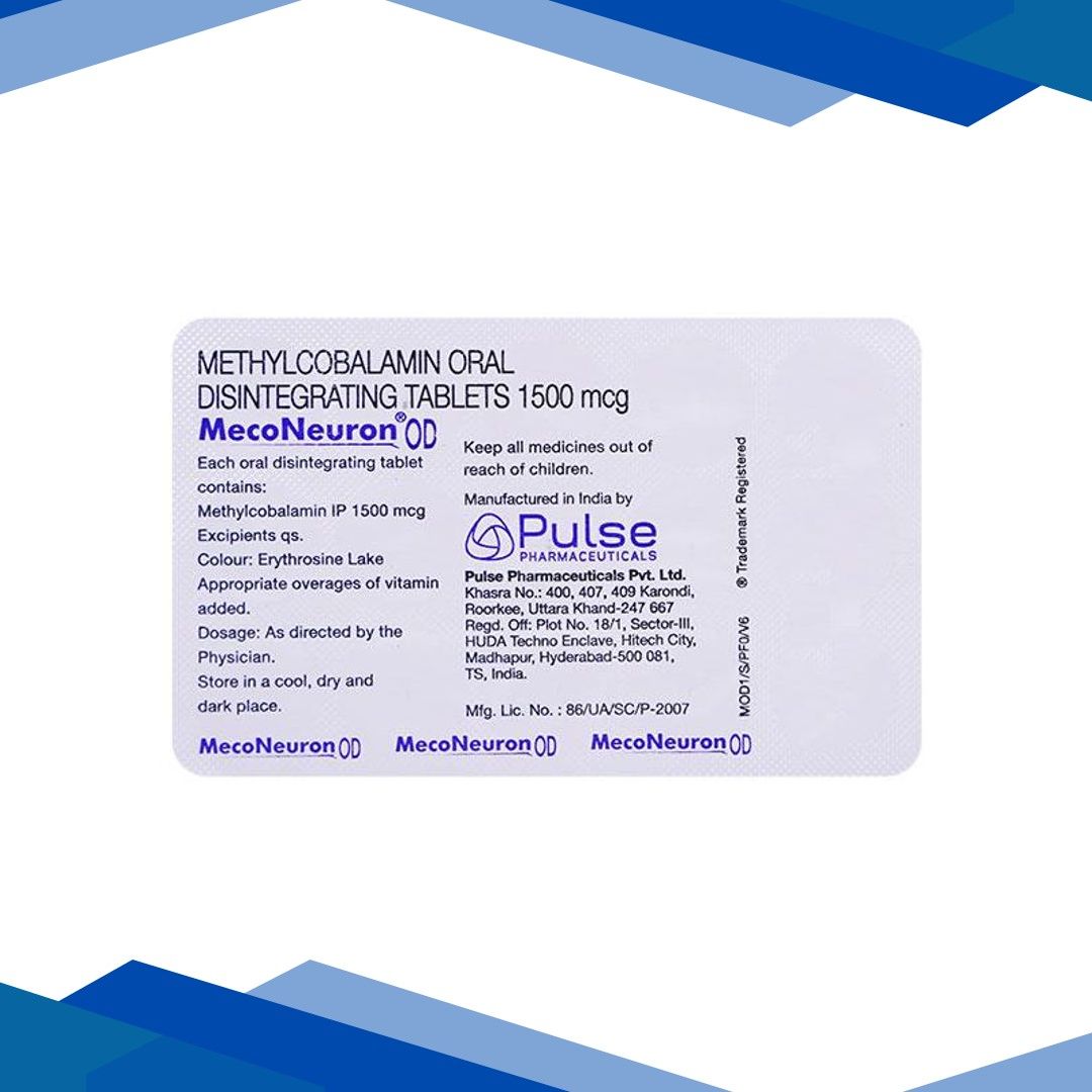 MECONEURON OD 1500mcg Tablet 15’s