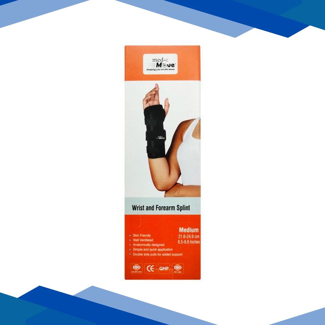 Med-e Move Wrist and Forearm Splint (M) – Left