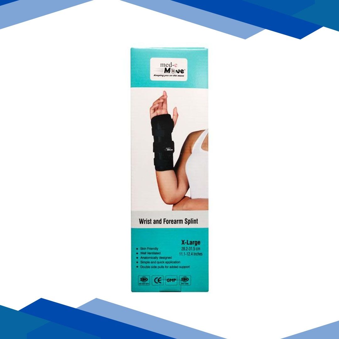Med-e Move Wrist and Forearm Splint (XL) – Left