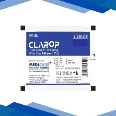 Medica Clarop Trasparent Dressing With Non Adherent Pad 10 cm x 35 cm 1’s
