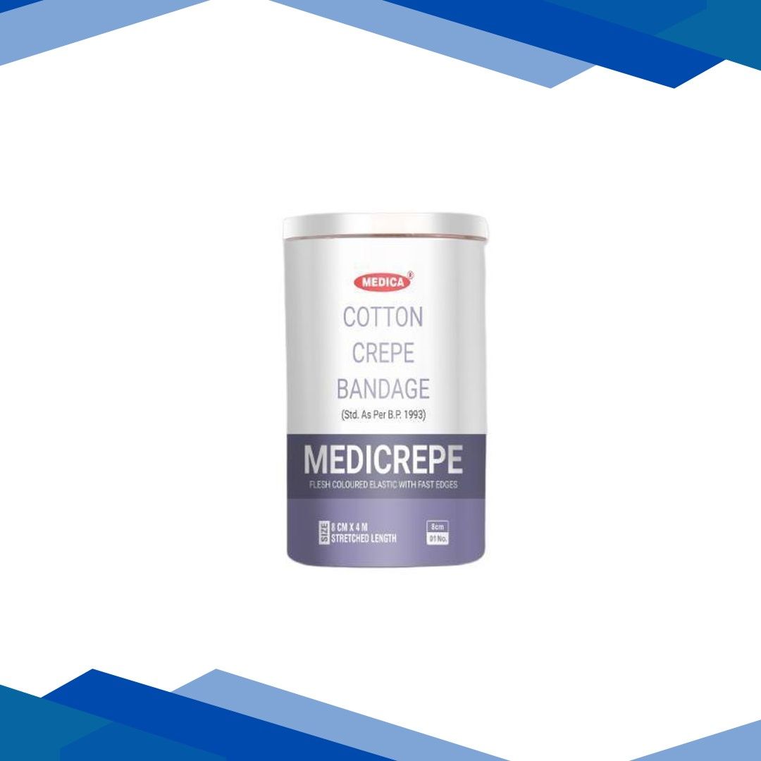 Medica Medicrepe Cotton Crepe Bandage (8 cm x 4 mtr)