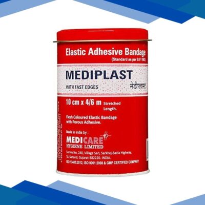 Medicare Mediplast Elastic Adhesive Bandage (10 cm x 4/6 mtr)