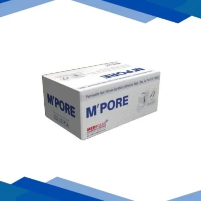 Medicare M’Pore Adhesive Tape (1 inch x 9.1 mtr) 12’s