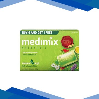 Medimix Ayurvedic Natural Glycerine Soap 125gm each 5’s