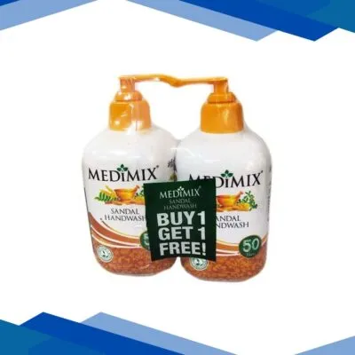 Medimix Handwash – Sandal 250 ml (Buy 1 Get 1 Free)