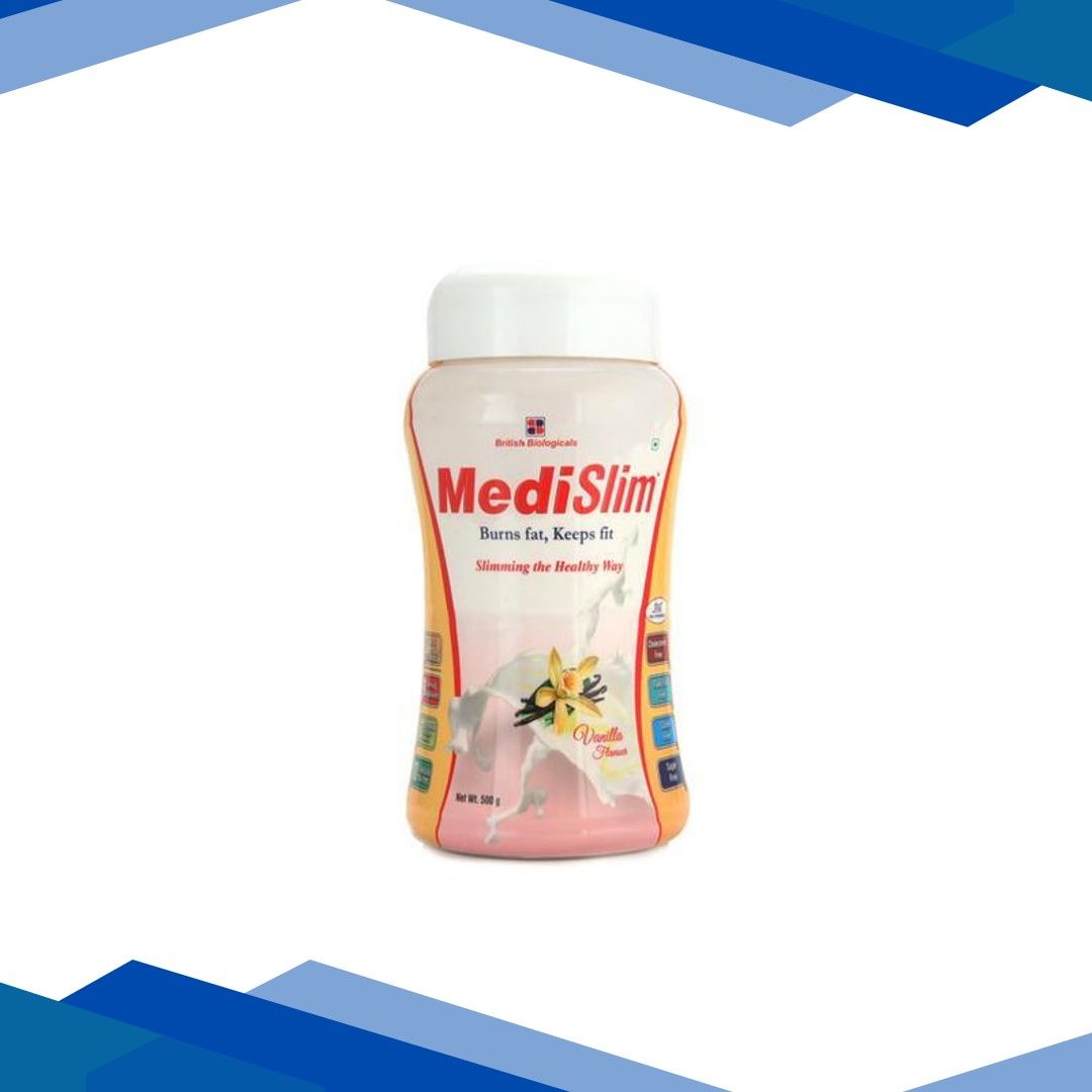 Medislim Vanilla Powder 500 gm