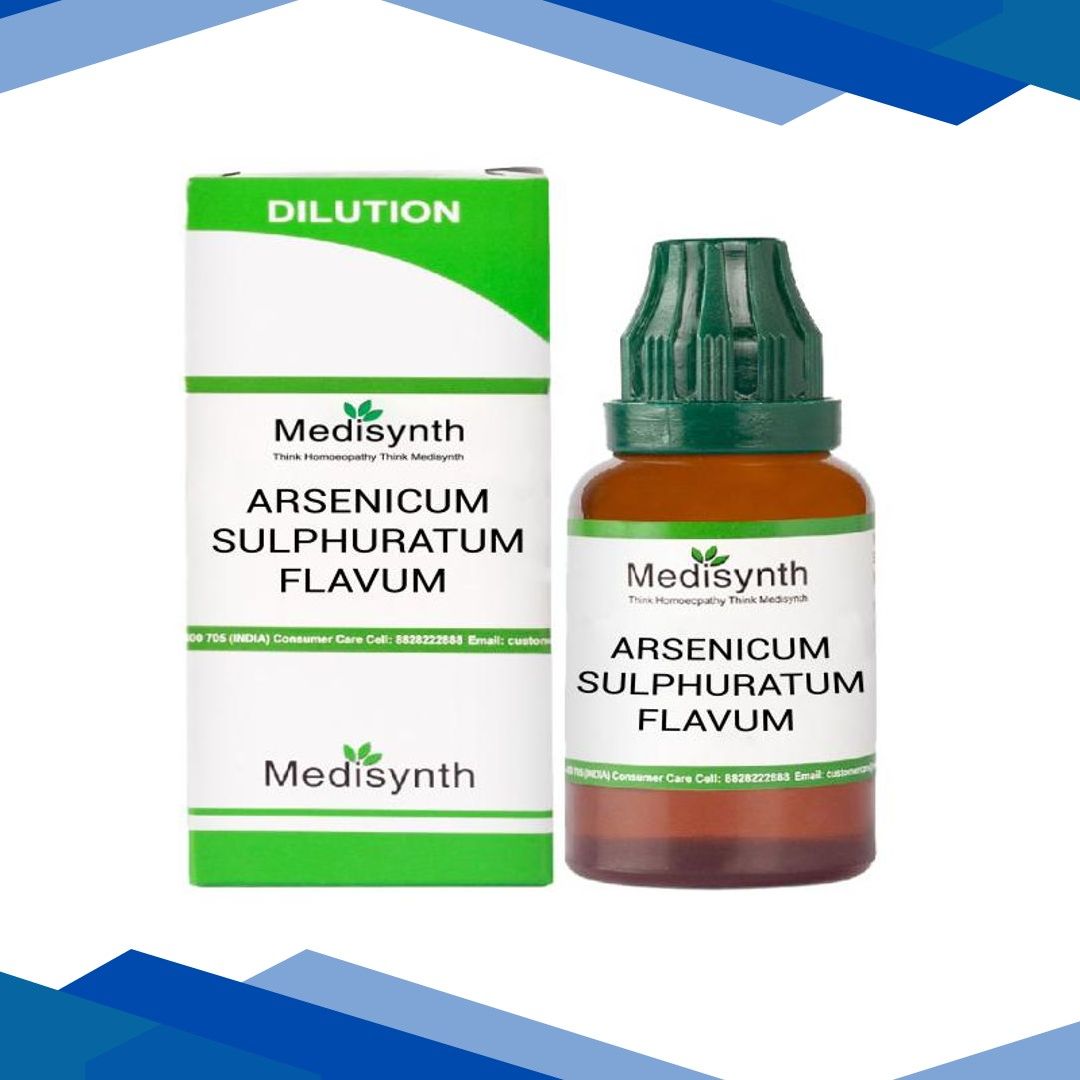 Medisynth Arsenicum Sulphuratum Flavum 30 Liquid 30 ml