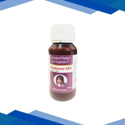 MEDOMOL 250 BISCUIT FLAVOUR Oral Suspension 60ml