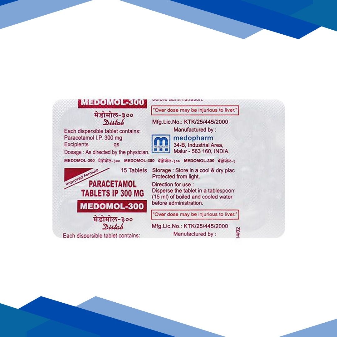 MEDOMOL 300mg Distab 15’s (se)