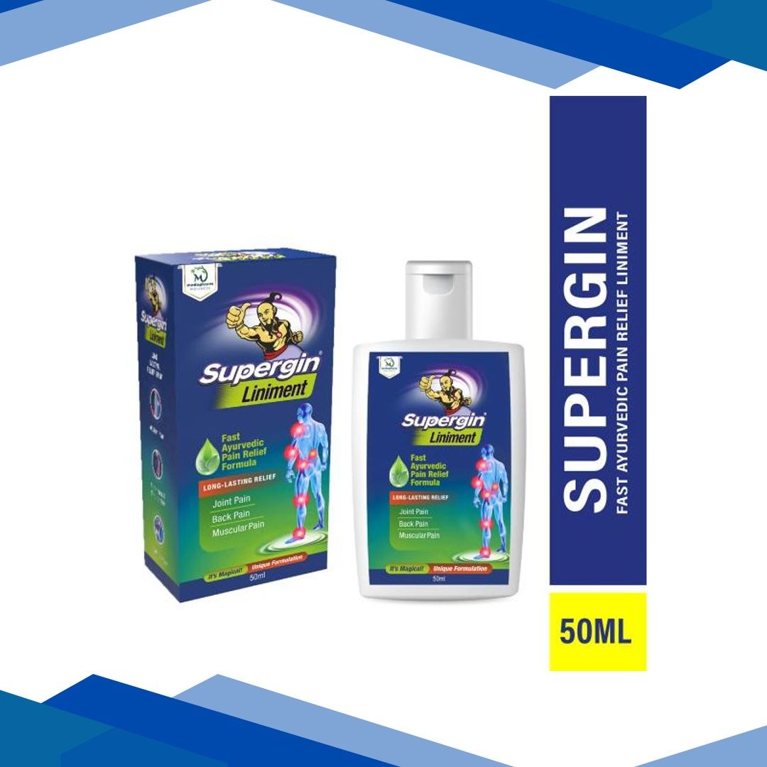 Medopharm Supergin Ayurvedic Pain Relief Liniment 50 ml