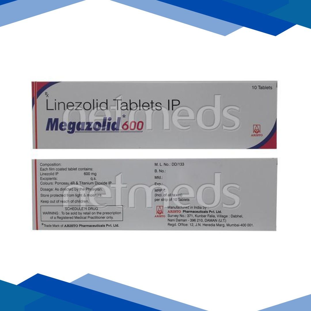 Megazolid 600mg Tablet 10’S