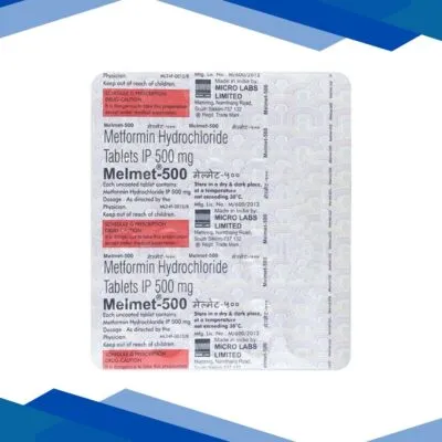 Melmet 500mg Tablet 20’S