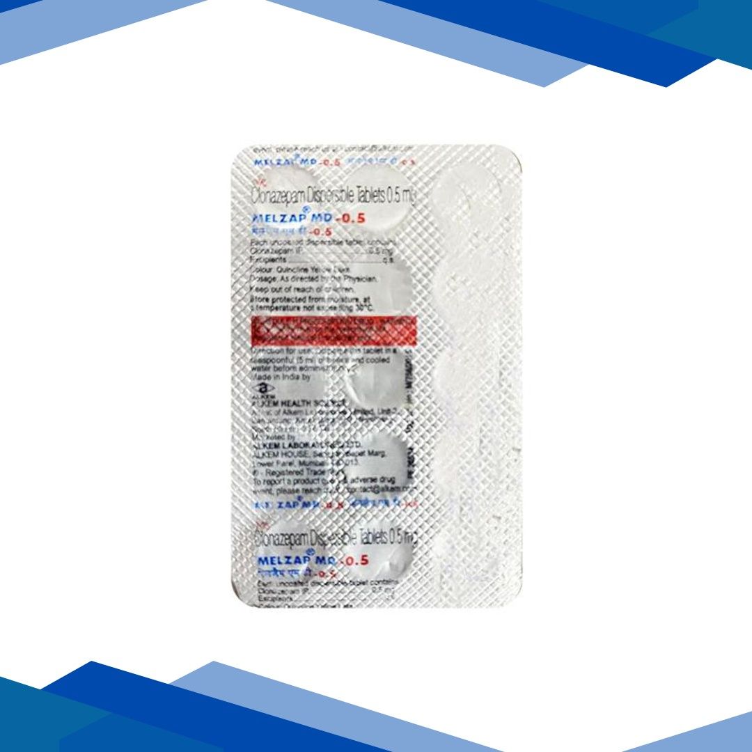 Melzap MD 0.5mg Tablet 10’S