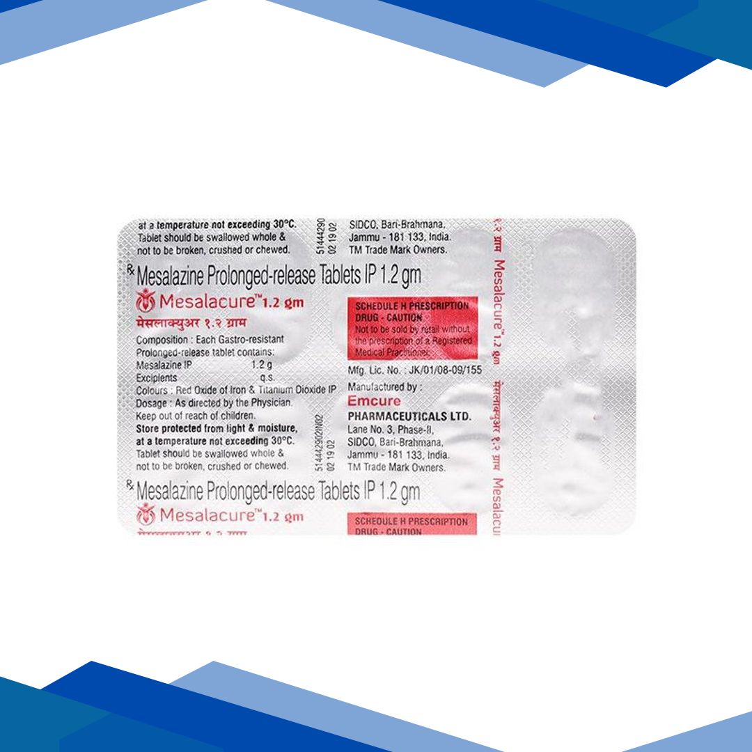 MESALACURE 1.2gm Tablet 10’s