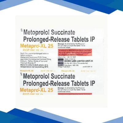 Metapro XL 25mg Tablet 15’S