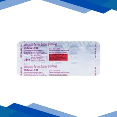 Metolar 100mg Tablet 10’S