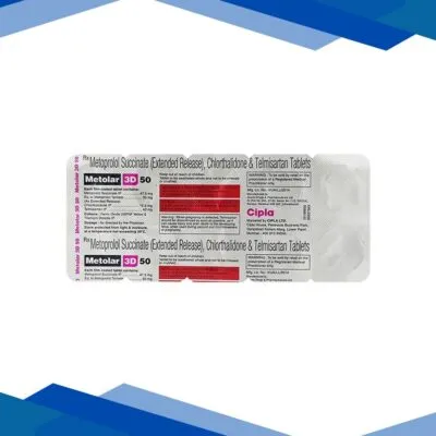 METOLAR 3D 50 Tablet 10’s