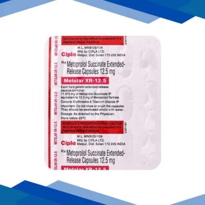 Metolar XR 12.5mg Capsule 15’S