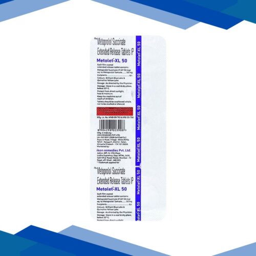 METOLET XL 50mg Tablet 10’s