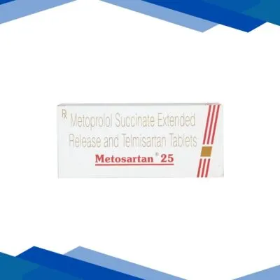 Metosartan 25mg Tablet 10’S
