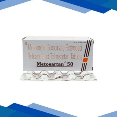 Metosartan 50mg Tablet 10’S