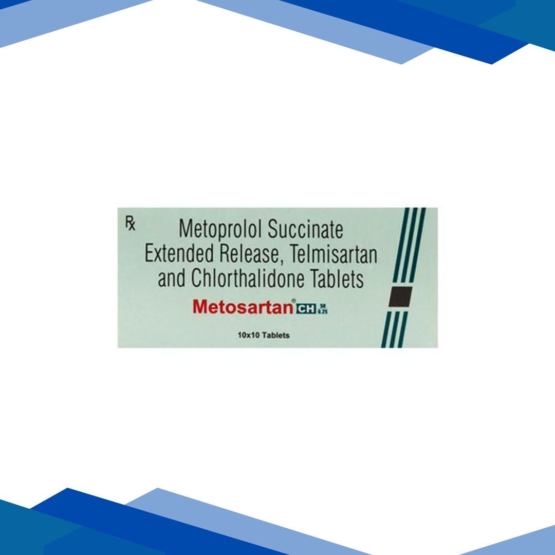 METOSARTAN CH 50/6.25 Tablet 10’s