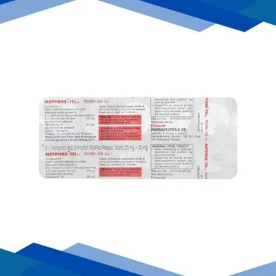 Metpure Tel 20mg Tablet 10’S