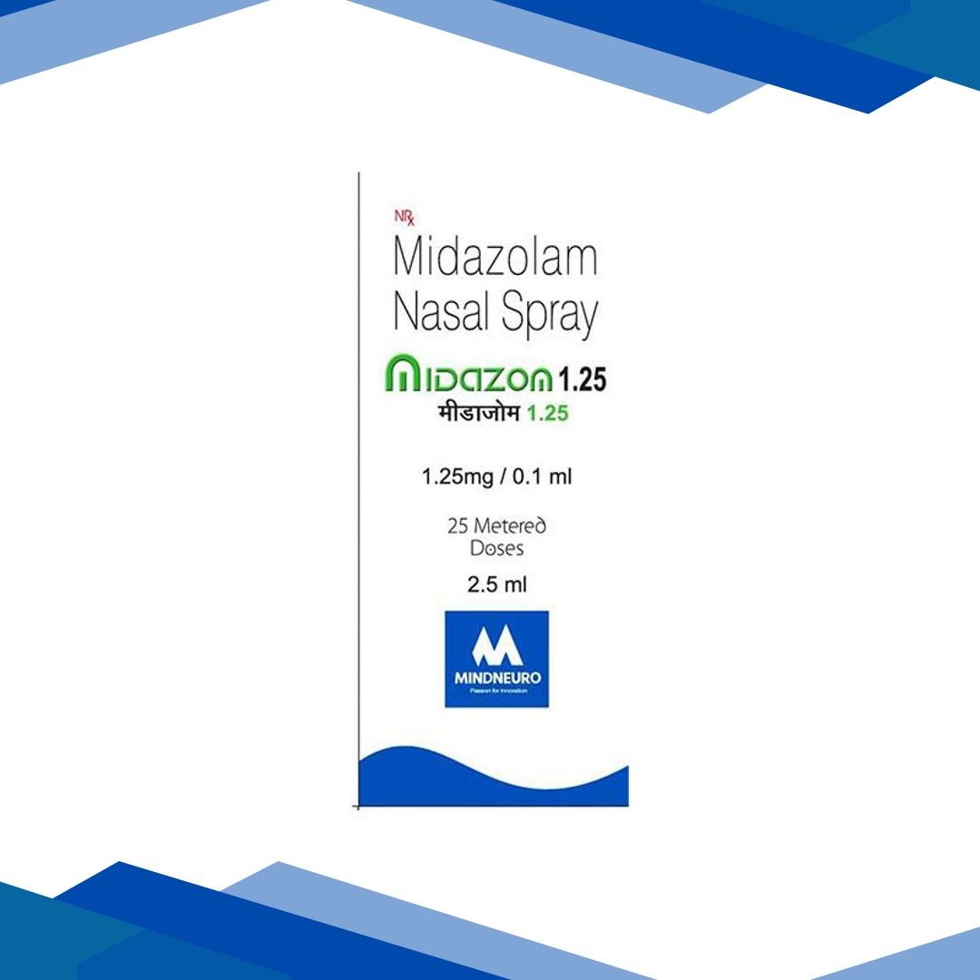 MIDAZOM 25 MD 1.25 Nasal Spray 2.5ml