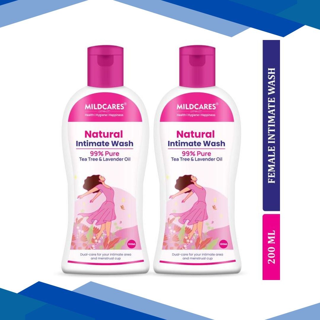 MildCares Natural Intimate Wash For Women (PacK of 2 x 100 ml)