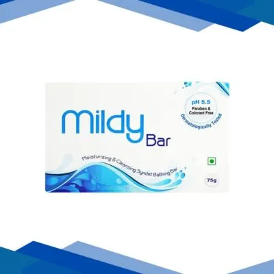 MILDY MOISTURISING & CLEANSING Syndet Bar 75gm