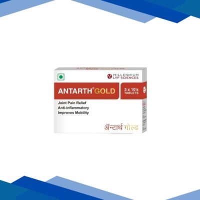 Millennium Lyf Sciences Antarth Gold Antarth Gold Tablets (Pack of 3 x 10’s)